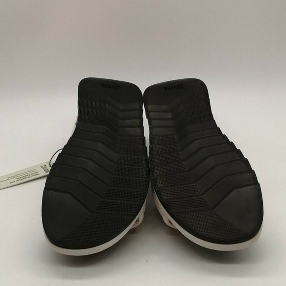 Cougar Womens Leona Sporty Sandal White Leather Hook Loop Ankle Strap 11M NEW - Picture 4 of 10